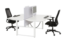 Duo bureau slinger YOUP06 wit