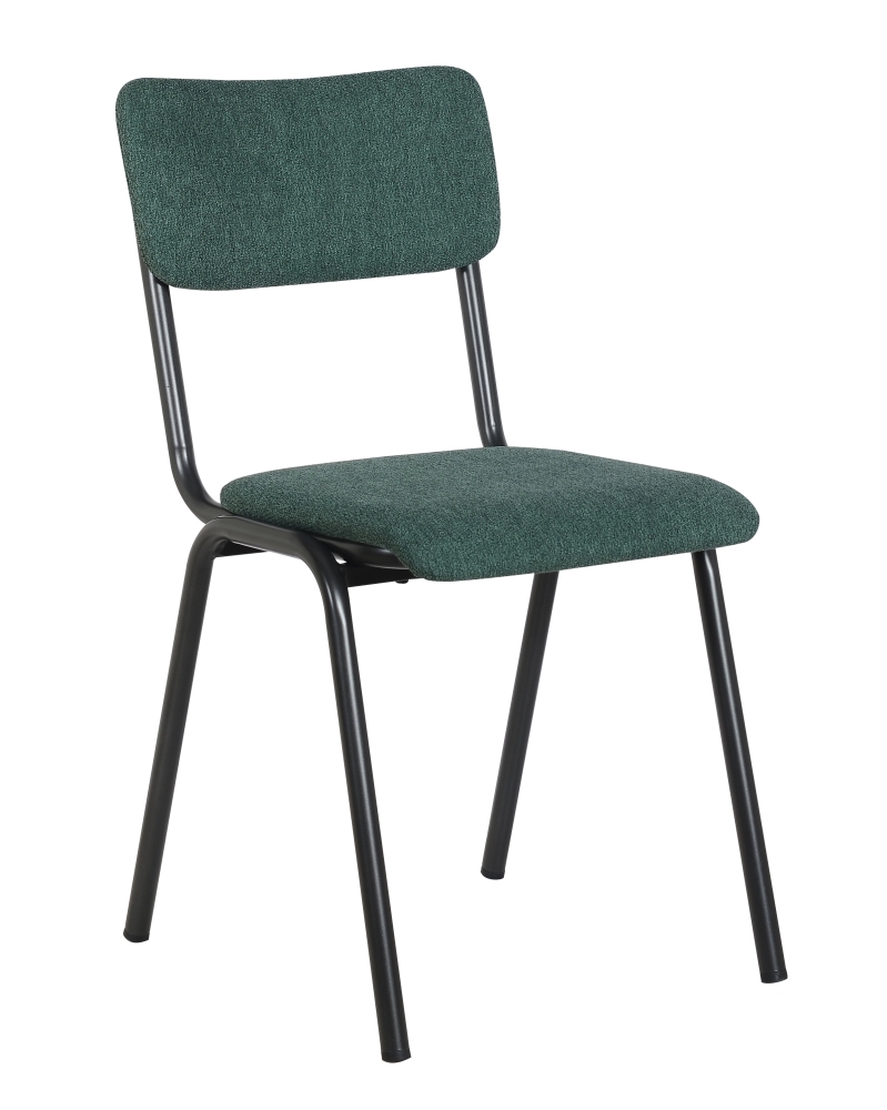 Stapelbare stoel gestoffeerd Indy by EMZ